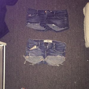 Girls hollister shorts